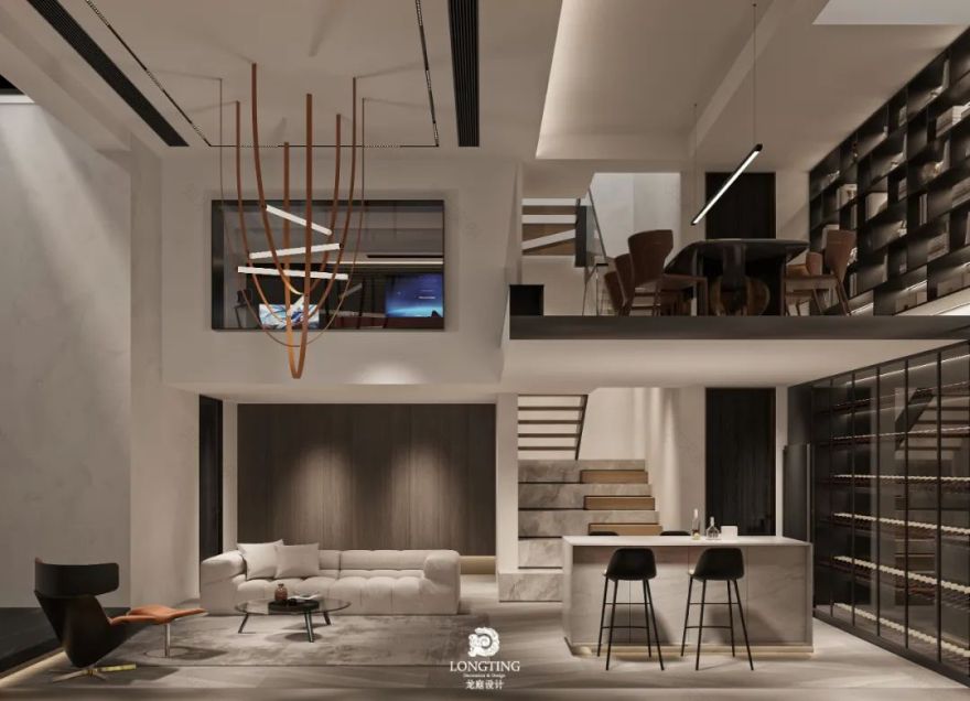 西山宸院现代简约别墅设计丨LONGTING DESIGN-41