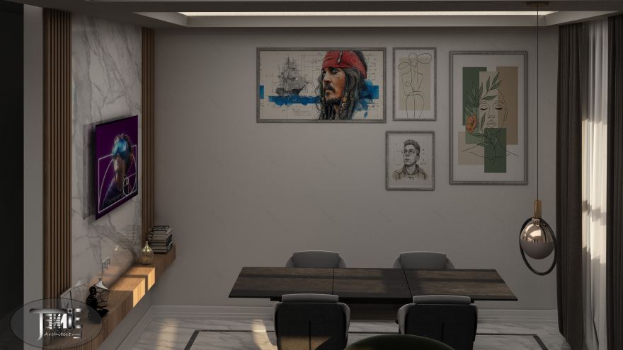 living & Dining Area-5