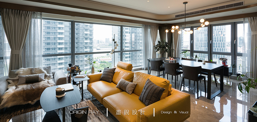 168㎡万科翡翠滨江软装设计  遨锐设计-0