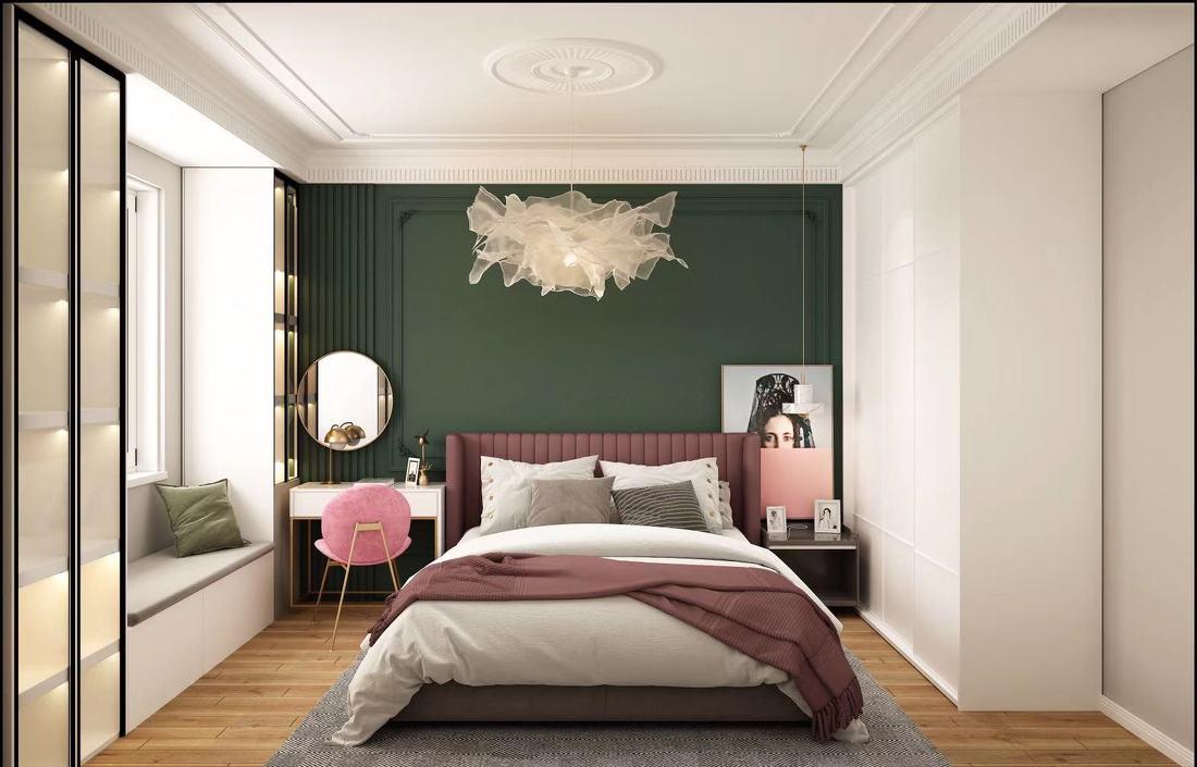 法式小精致家居设计,浪漫色彩与巧妙布局的完美融合-7