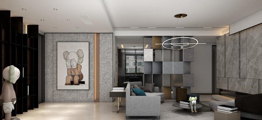 黄金分割之美,现代风格与潮牌 Kaws 的完美融合-4