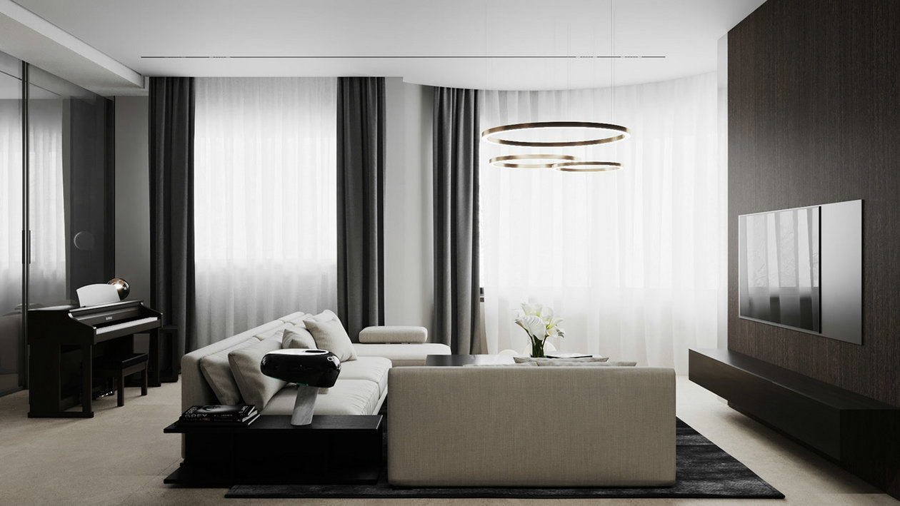 深色系公寓设计-3