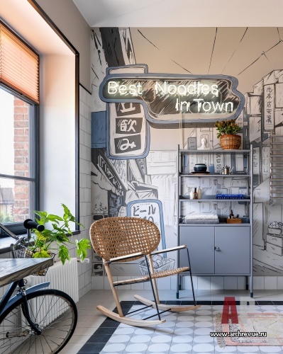 预算内IKEA风格小家庭式三层联排别墅室内设计丨俄罗斯莫斯科丨Бдайциева Ирина（伊琳娜·布代采娃）-47