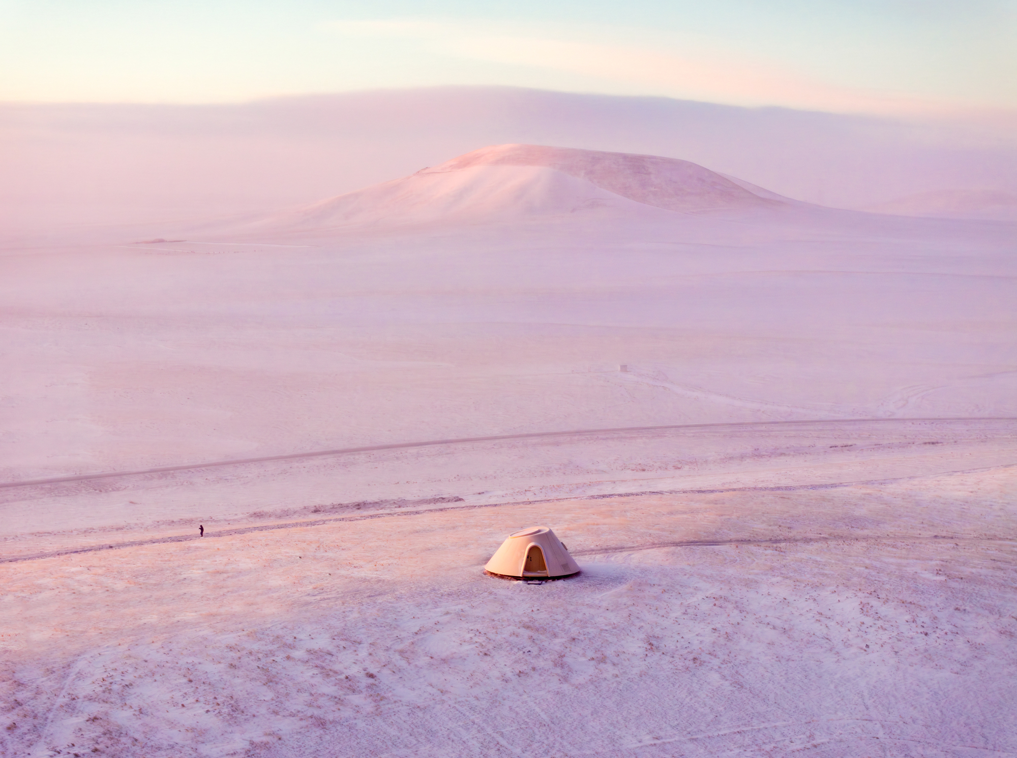 抵达大厅酒店内的火山丨中国锡林郭勒丨PLAT ASIA-41