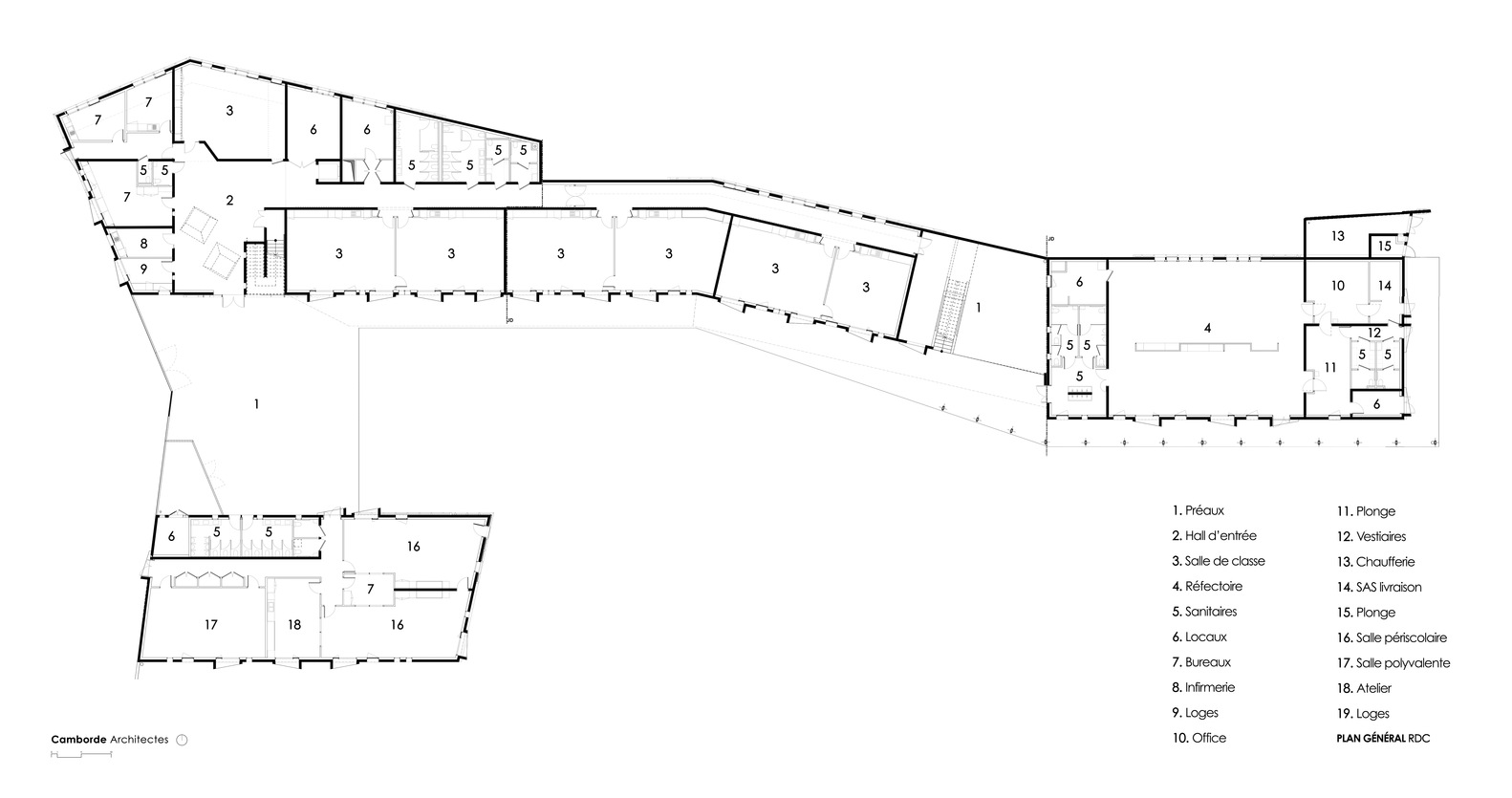 法国北佩利克学校 · 融入环境的创意建筑-13