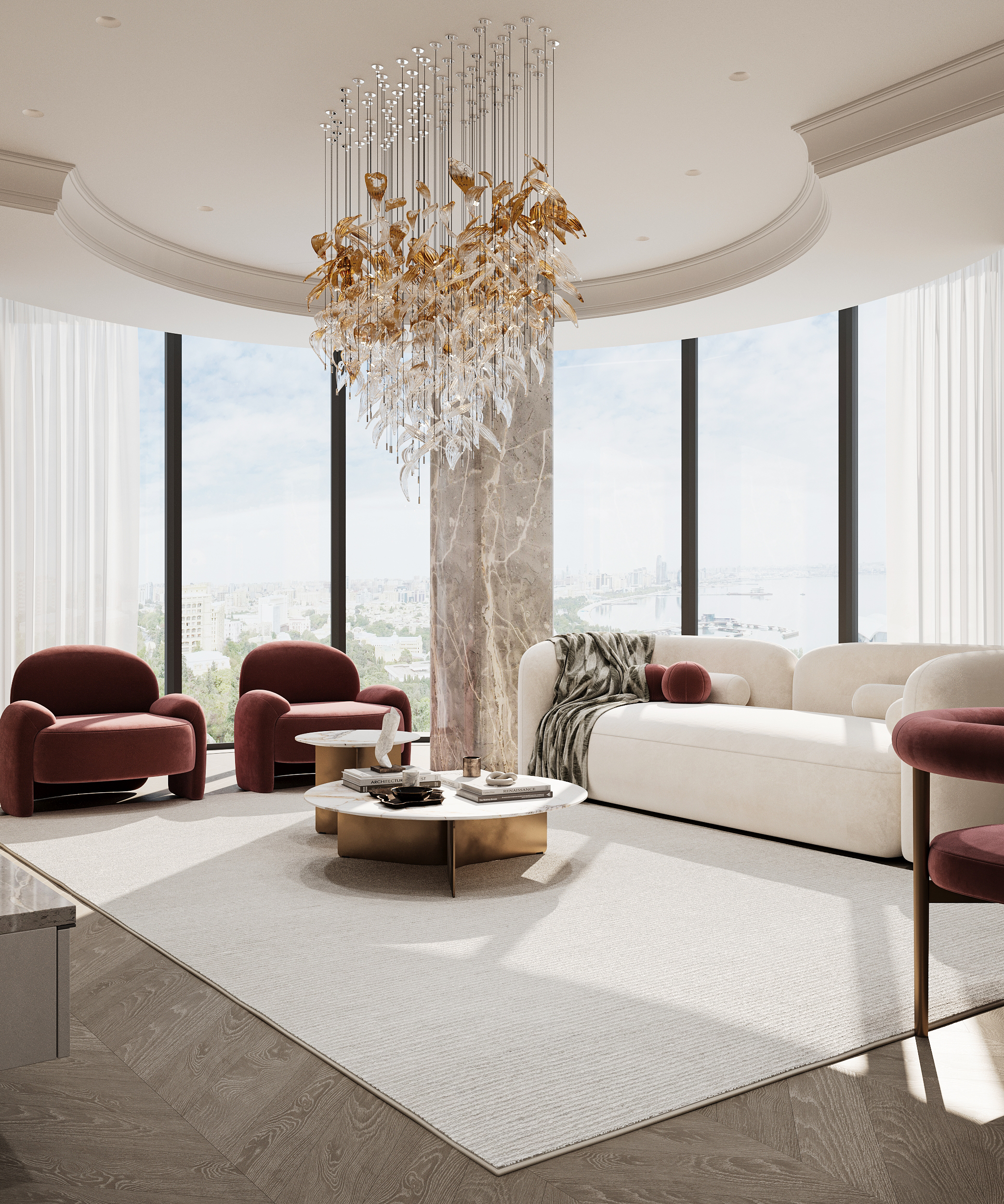 Hallway & Living room（可能需结合实际补充完整）丨阿塞拜疆-15