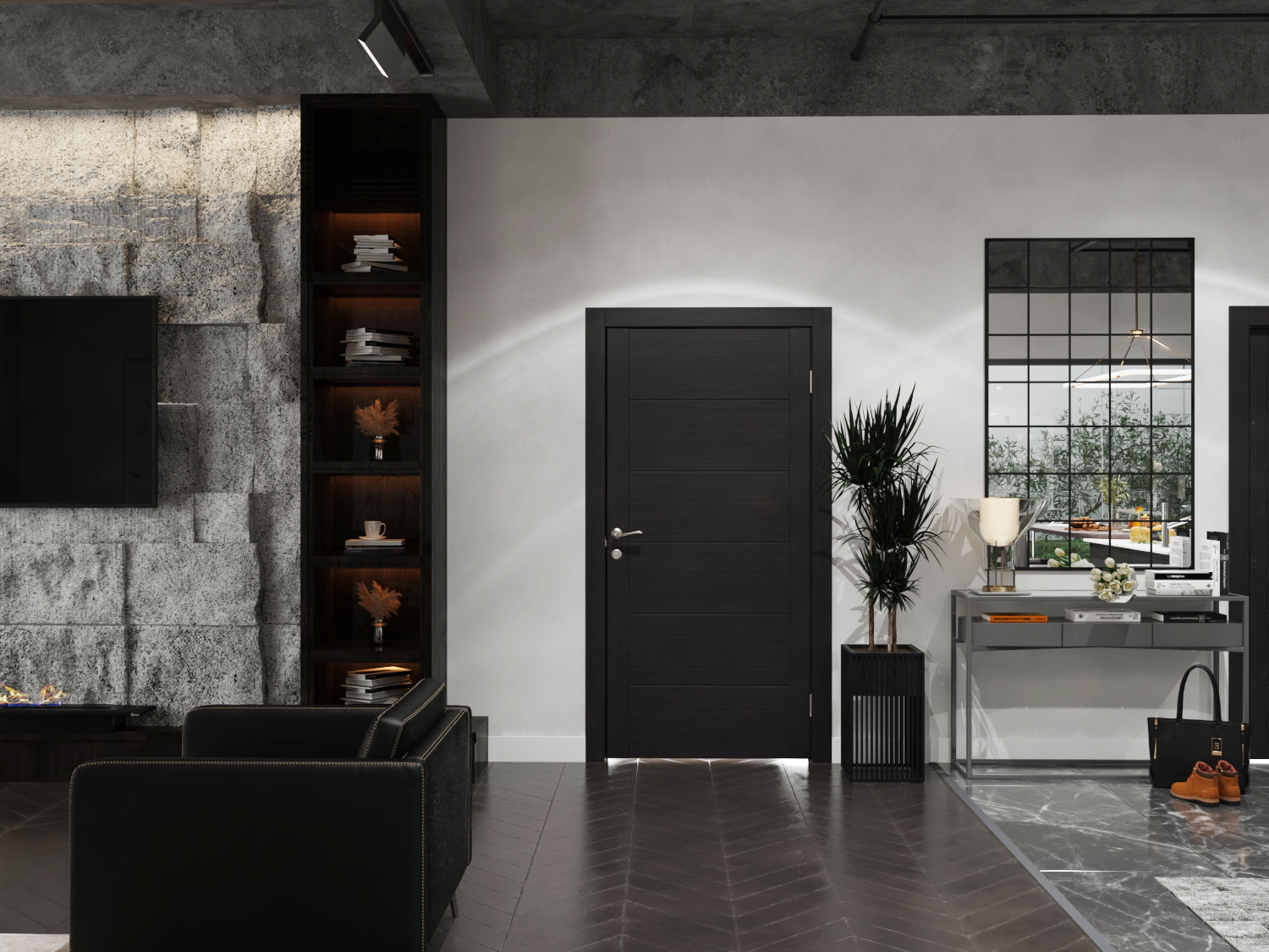 MODERN INDUSTRIAL ROOM-12