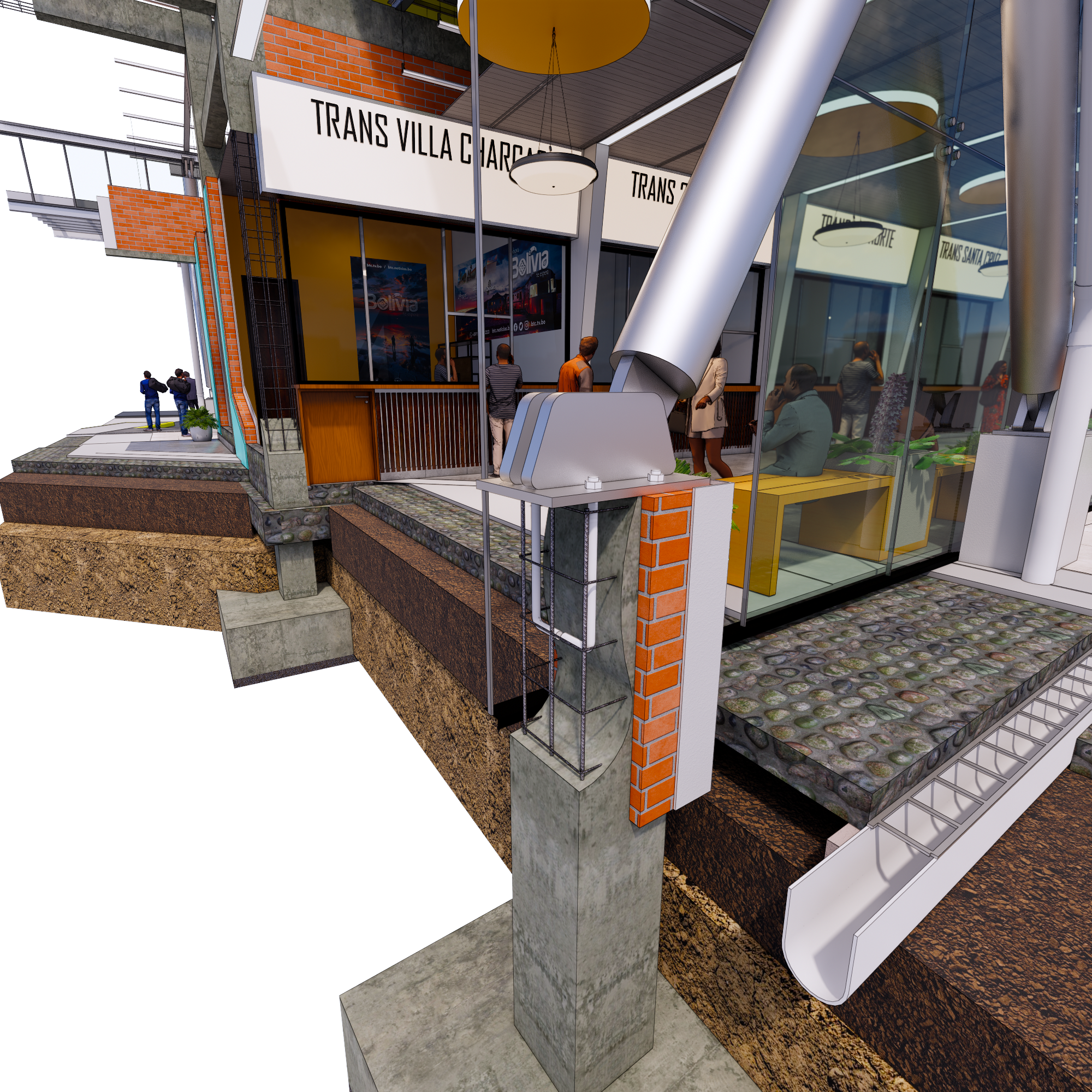 终端 I·B· 建设细节丨Arq. Eddy Laura Flores-10