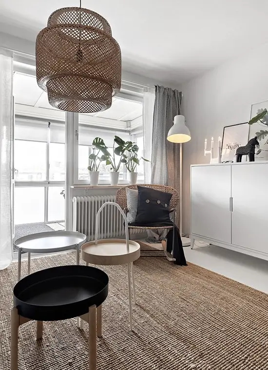 小空间大变身 | 瑞典清新风格公寓的装饰秘密-6