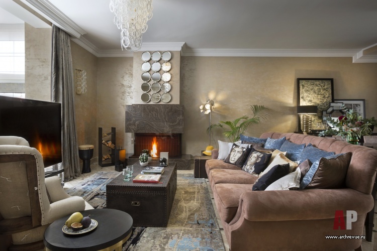 男士艺术装饰风格带殖民元素的联排别墅室内设计-16