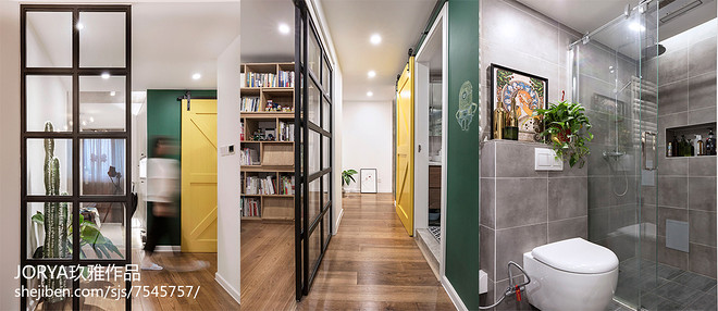 8万元三居80平米装修案例-14