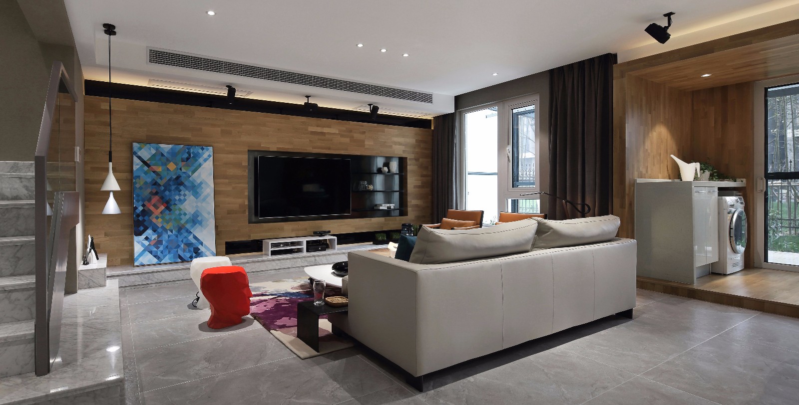 南京 200㎡现代简约跃层住宅 | 简约而不简单-27