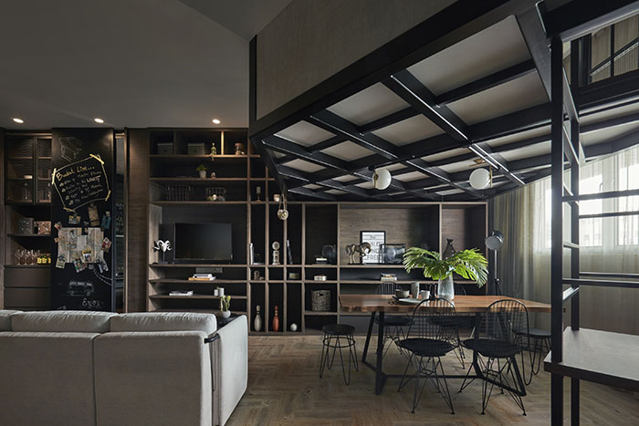 Verve Suites KL South开放式概念阁楼设计丨马来西亚吉隆坡丨Palladio Interiors Sdn Bhd-5