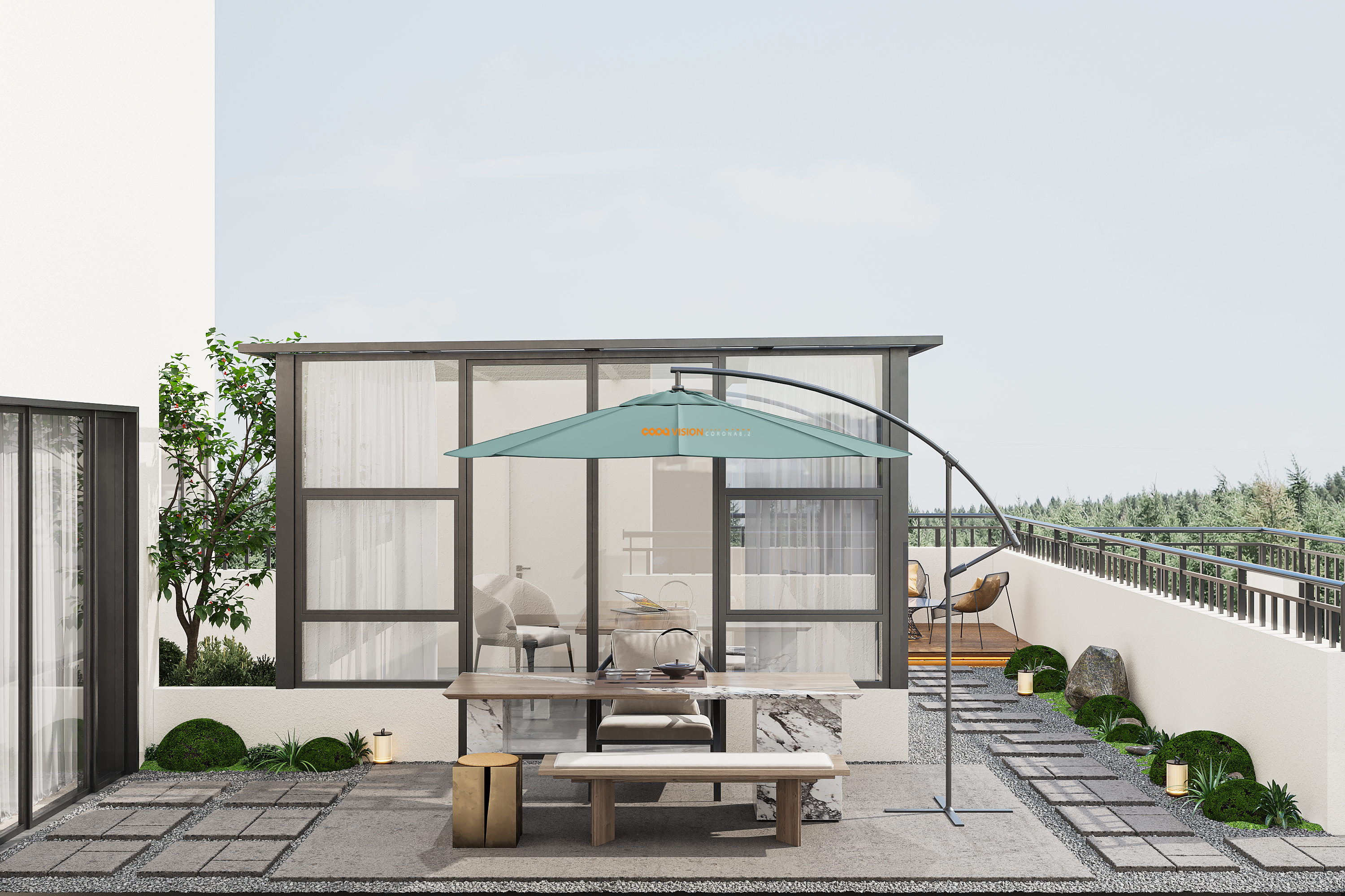 靠背视觉 2022 年中下旬家装效果图表现作品-101