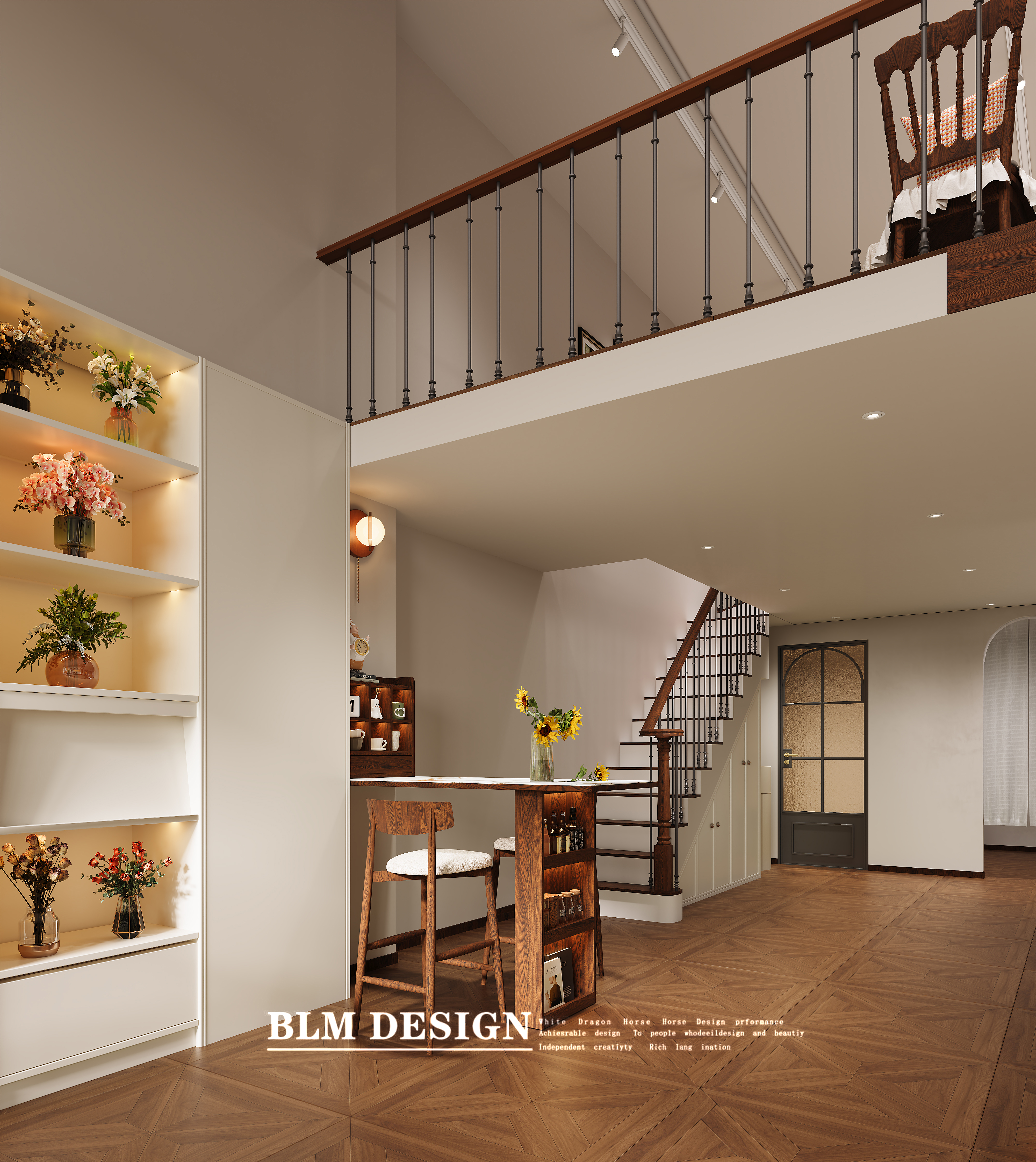 花店工装效果图案例-7