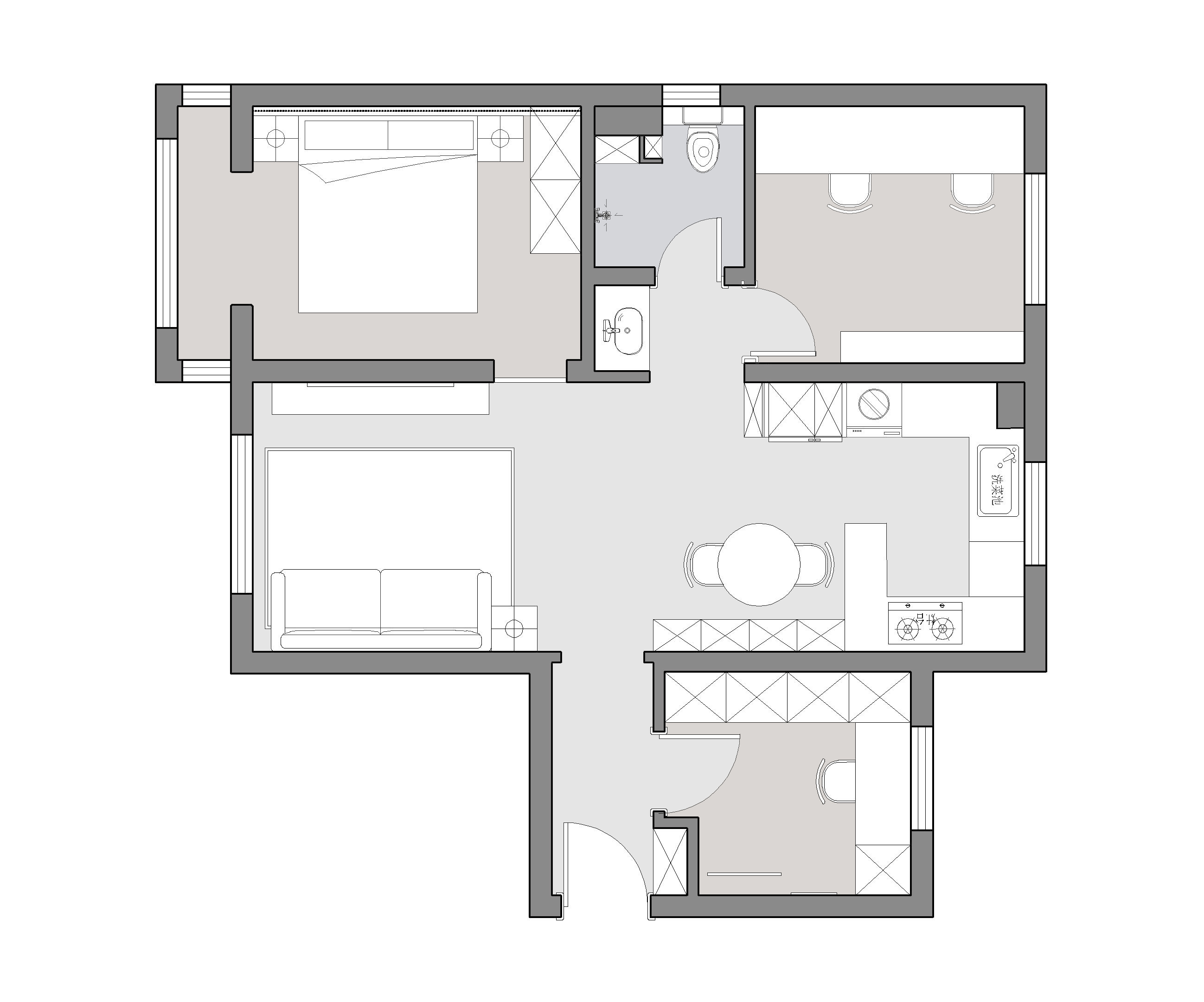 70㎡日杂风治愈小宅丨久栖设计-56