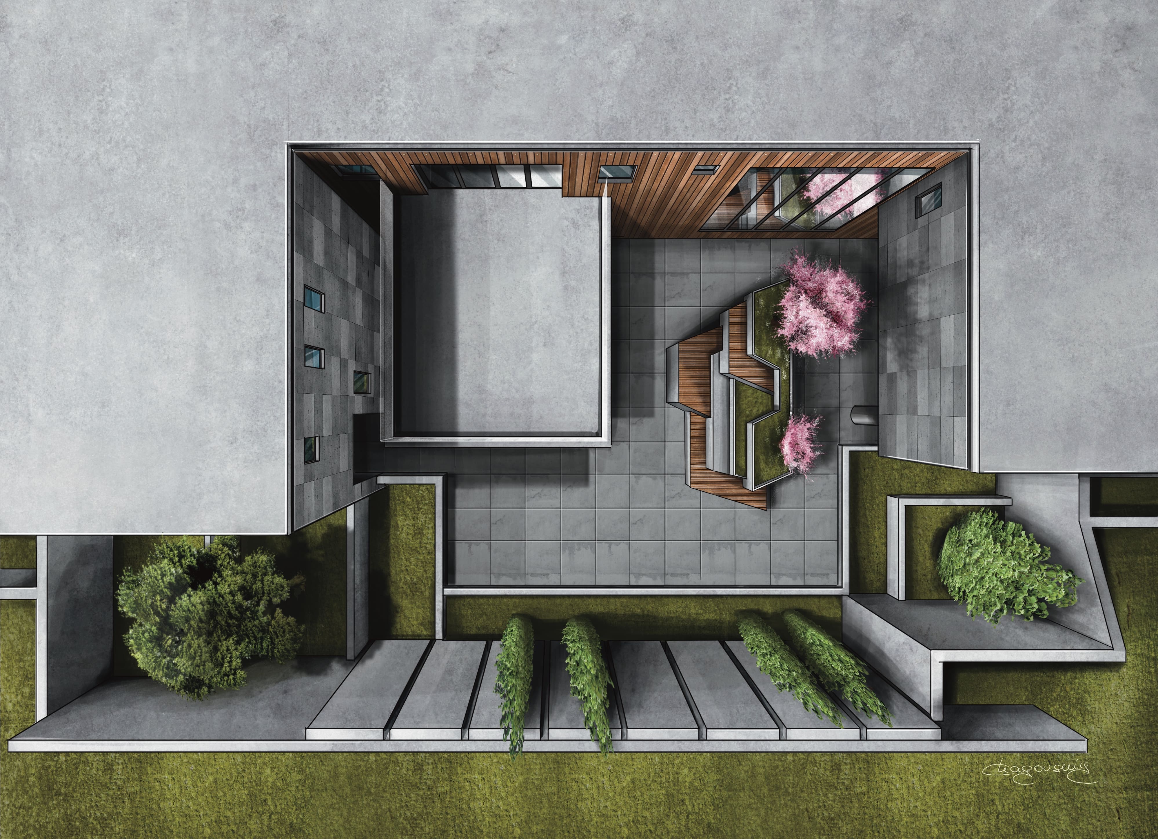 当代高科技风格住宅-6