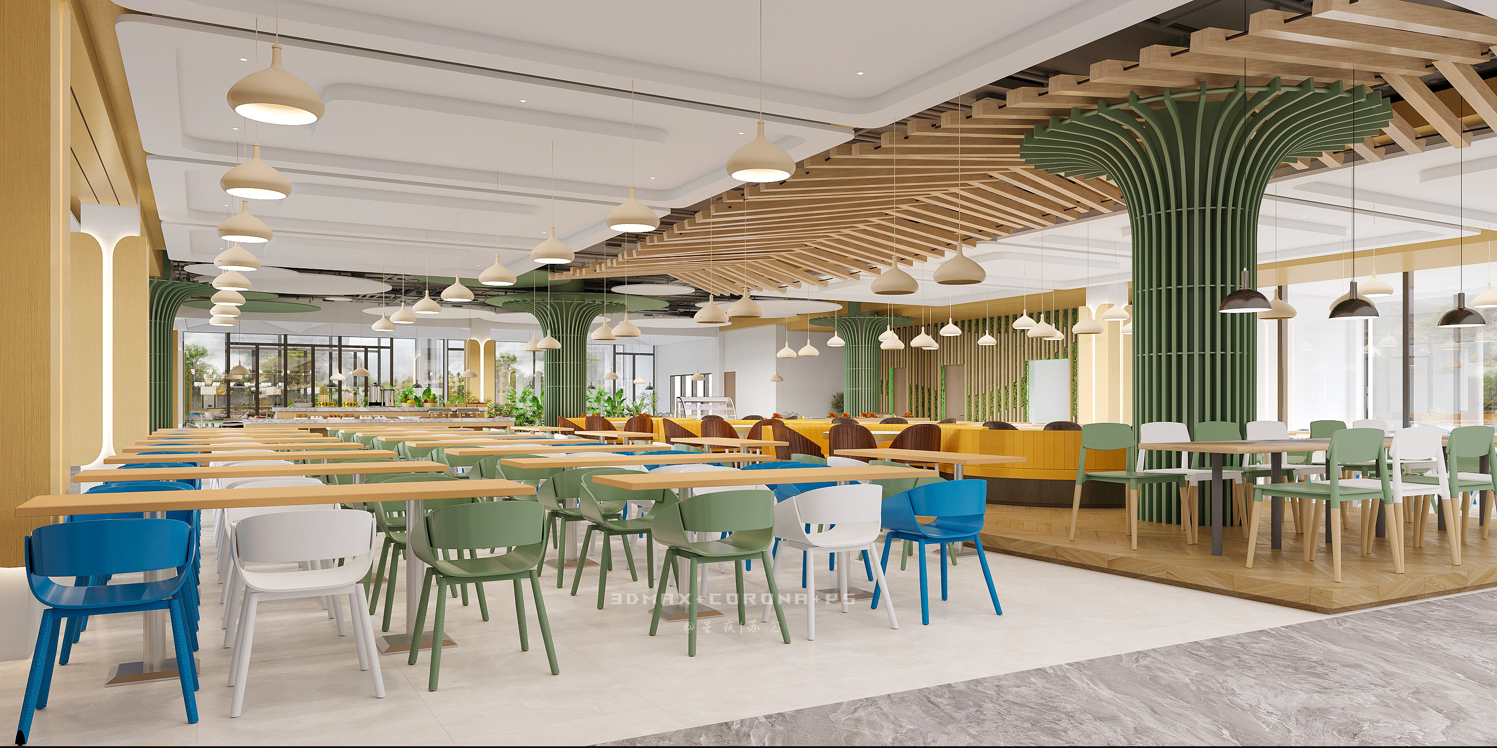 食堂：能量补给站，香味源头地-4