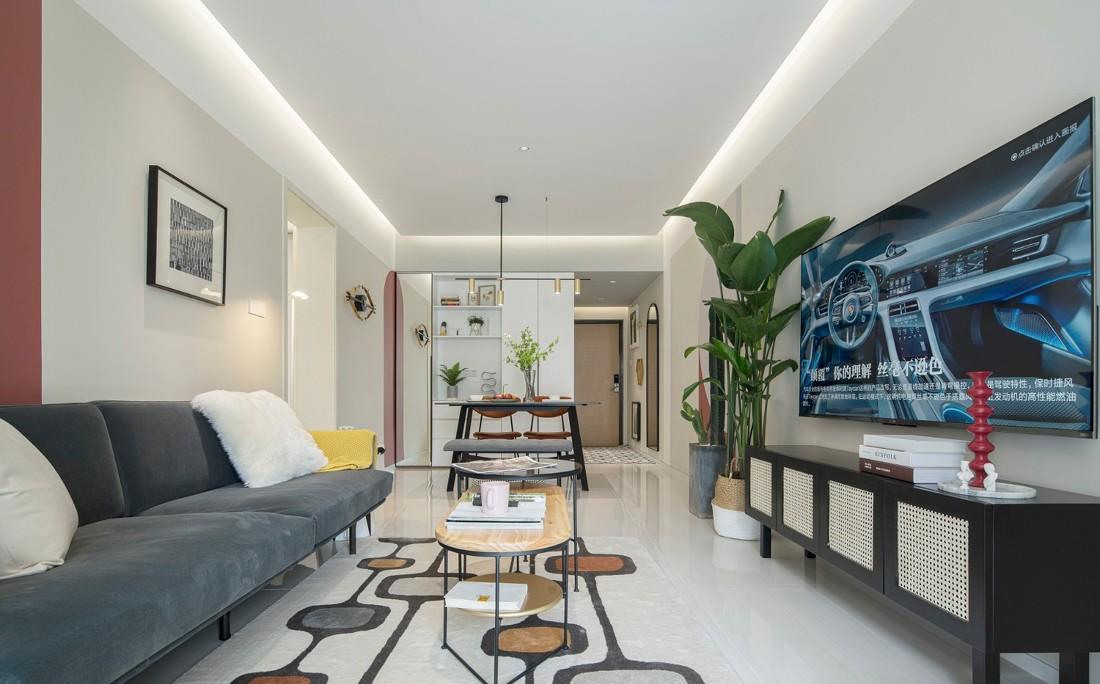 深漂女孩的梦幻家园 | 色彩缤纷的多功能空间设计-39