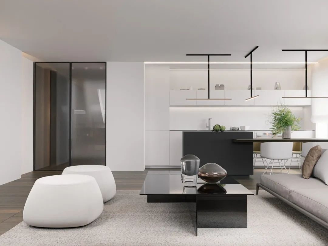 德国极简高雅公寓设计丨Alexey Golub-3