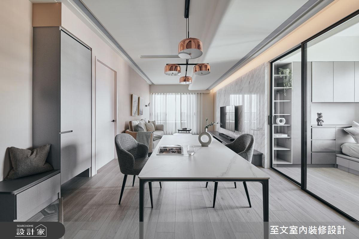 至文·光室·现代风·29坪设计案例丨至文室内装修设计-9