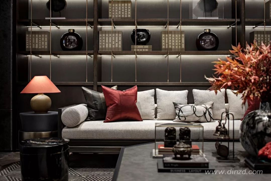 天津津门大院售楼处 | 古韵墨色与现代材质的完美融合-54