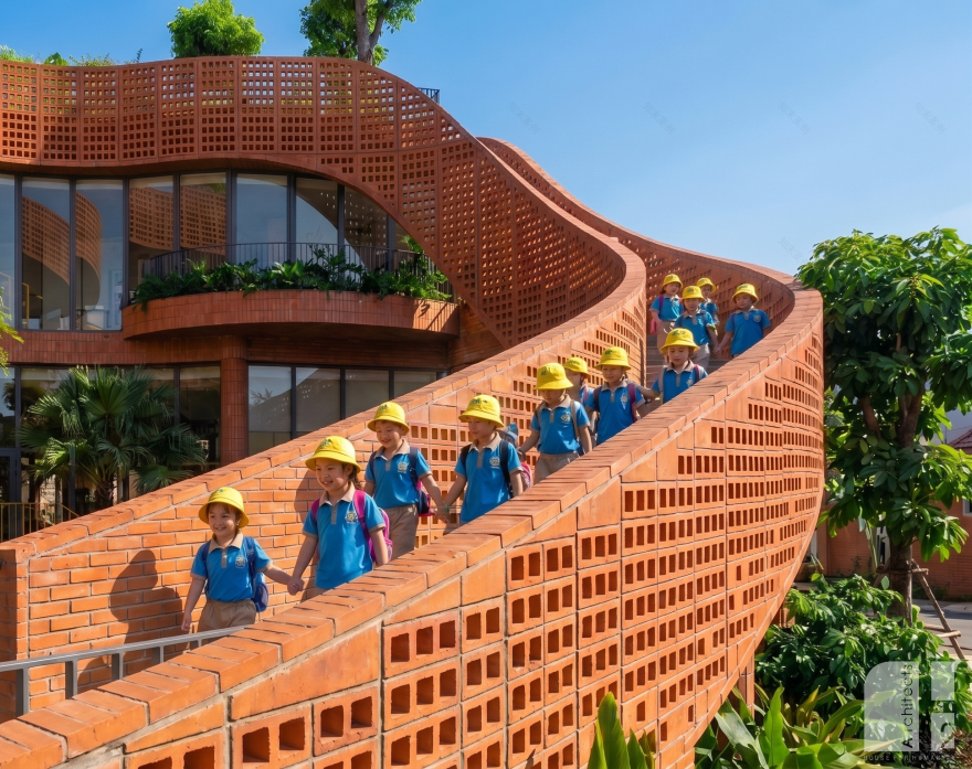 嘉莱幼儿园丨越南丨H2 Architects-7