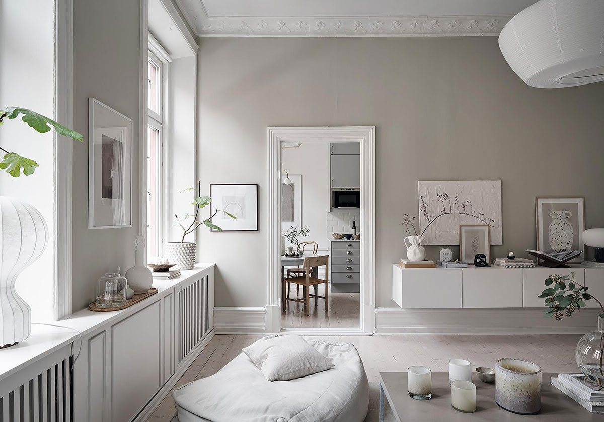 北欧风格瑞典公寓 | 温馨轻盈的优雅设计-5