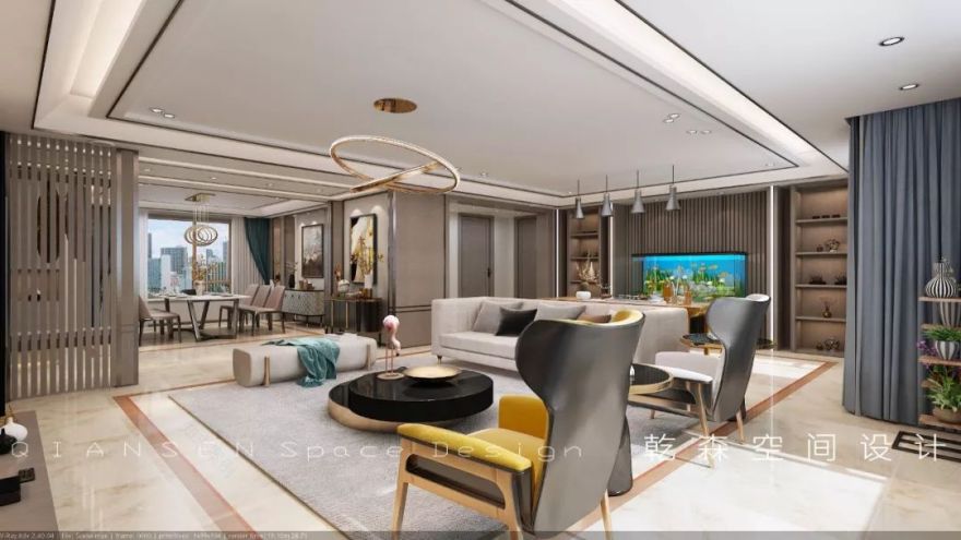 都市中性美学,打造轻奢现代居住空间-28