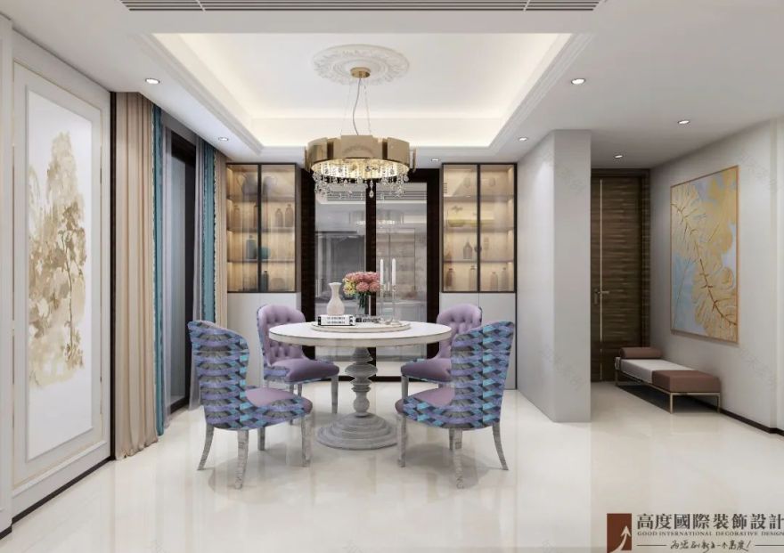 浪漫蒂芙尼蓝,美式家设计温柔呈现-95