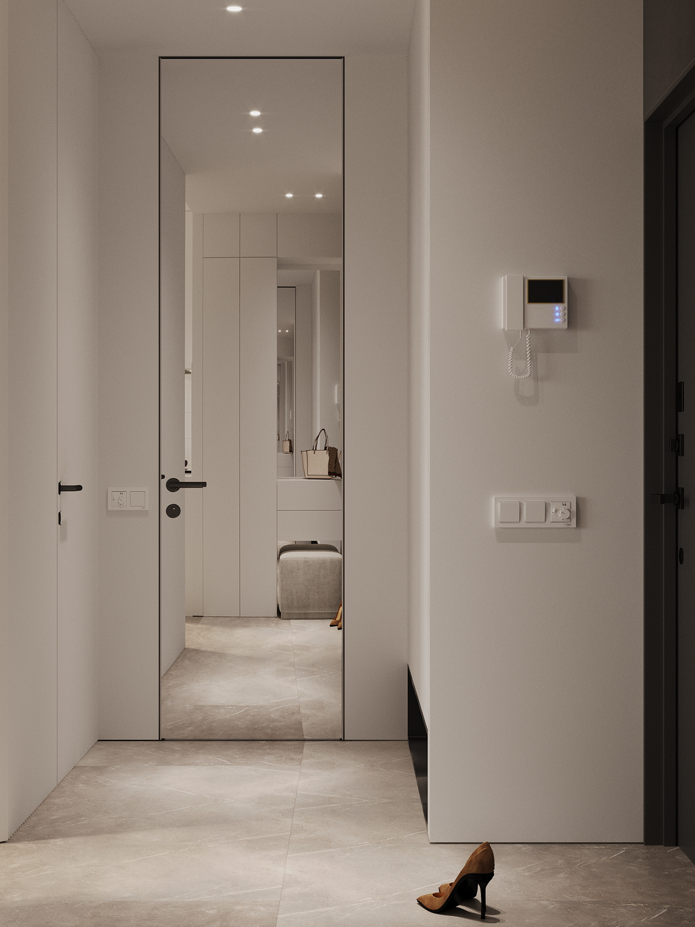 现代白色系 小户型空间-4