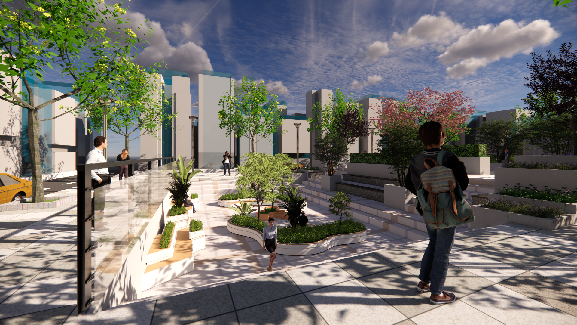 高与低的碰撞——广场公园-9