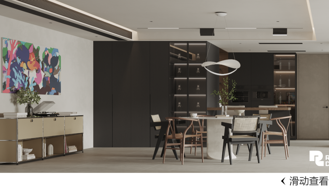 艺术女青年的家，用质感叙述美感 | 1000㎡大平层之三-40