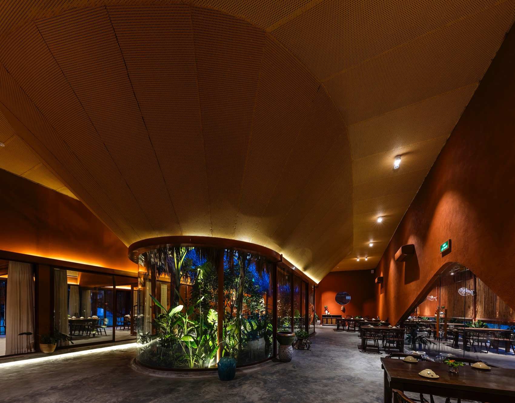 Nhà Tú花园餐厅丨越南丨Long Nguyen Design-94