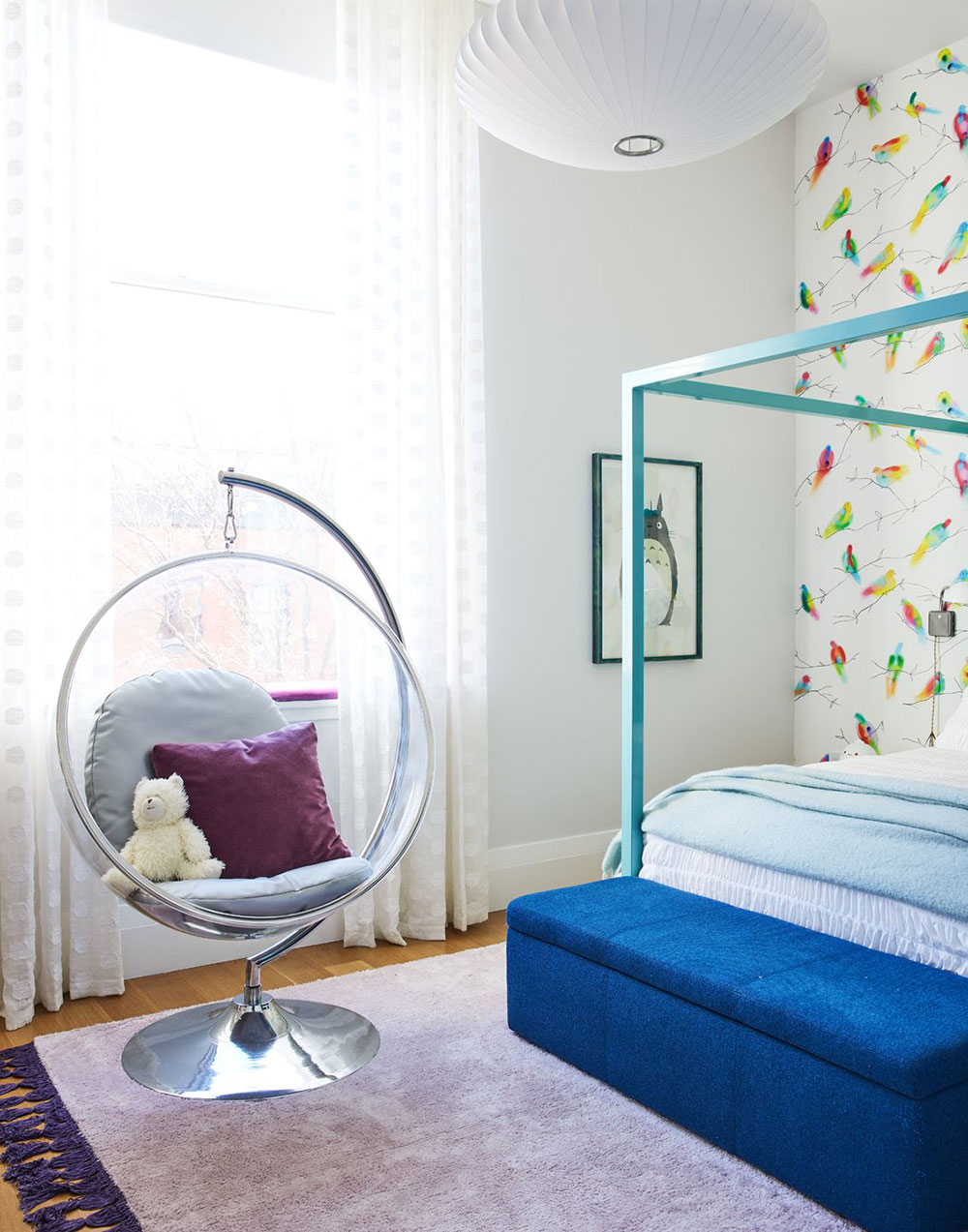 纽约活力四溢的彩色阁楼之家-7