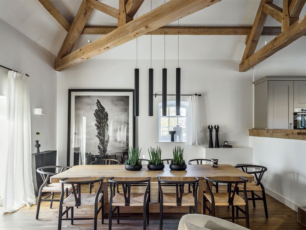 英国乡村与城市结合的居住空间丨Kelly Hoppen-3