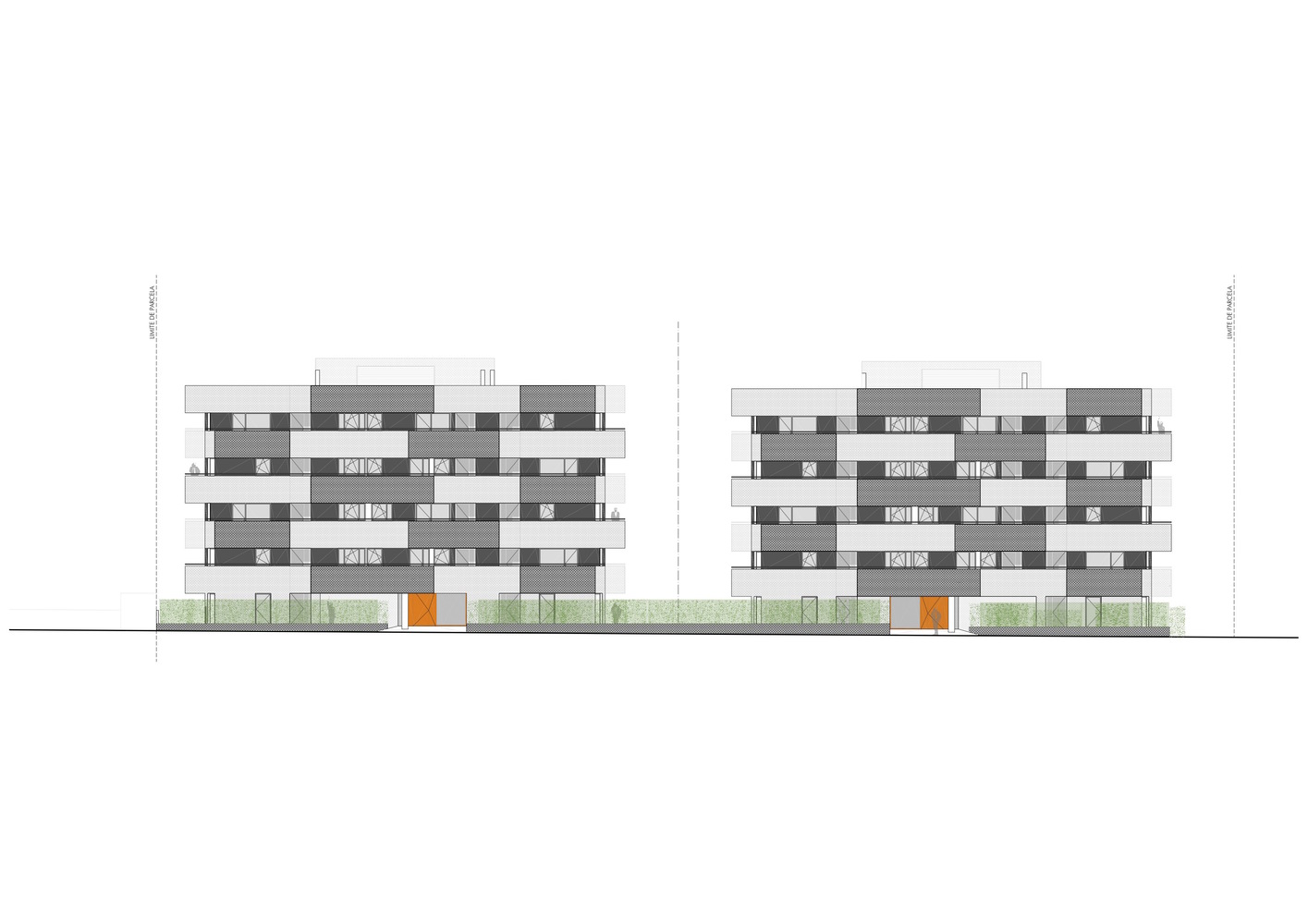 西班牙 58 VPO Torresolo 公寓楼——白色砖块与暗黑色铝材的现代居住建筑-73