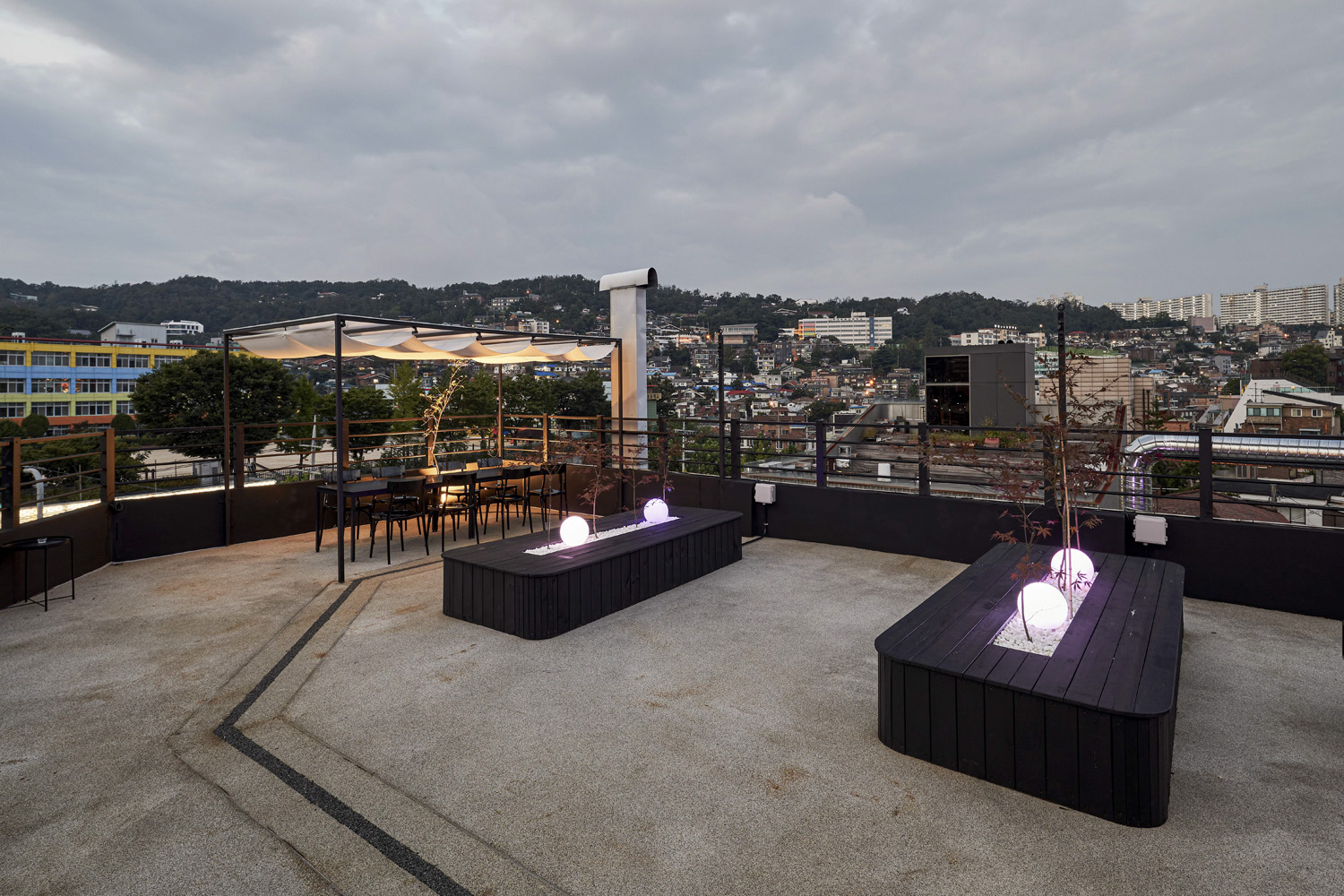 首尔文化餐厅 120 平顶层空间现代设计-20