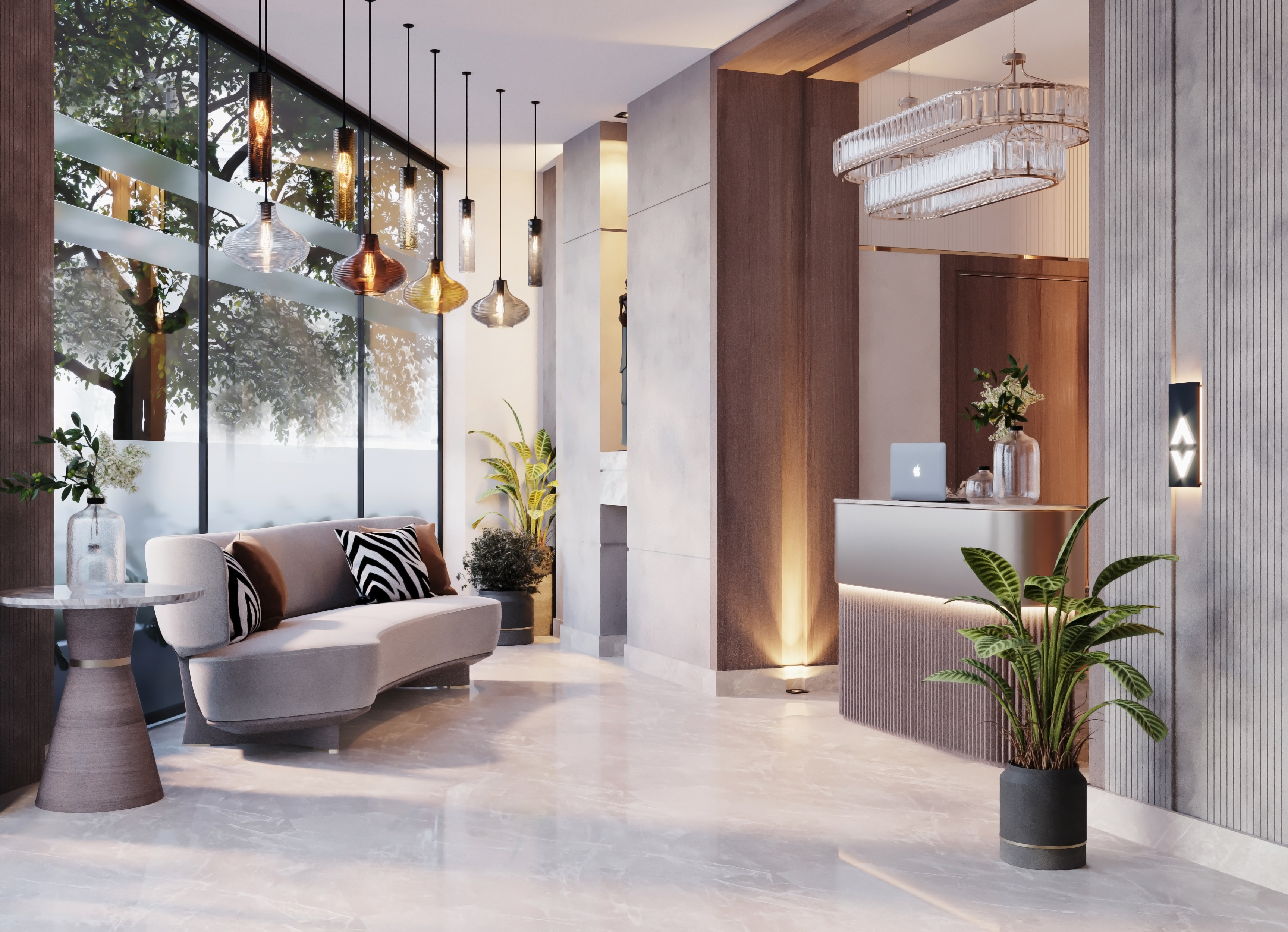 Albayt Suites 小型酒店大堂设计丨肯尼亚-5