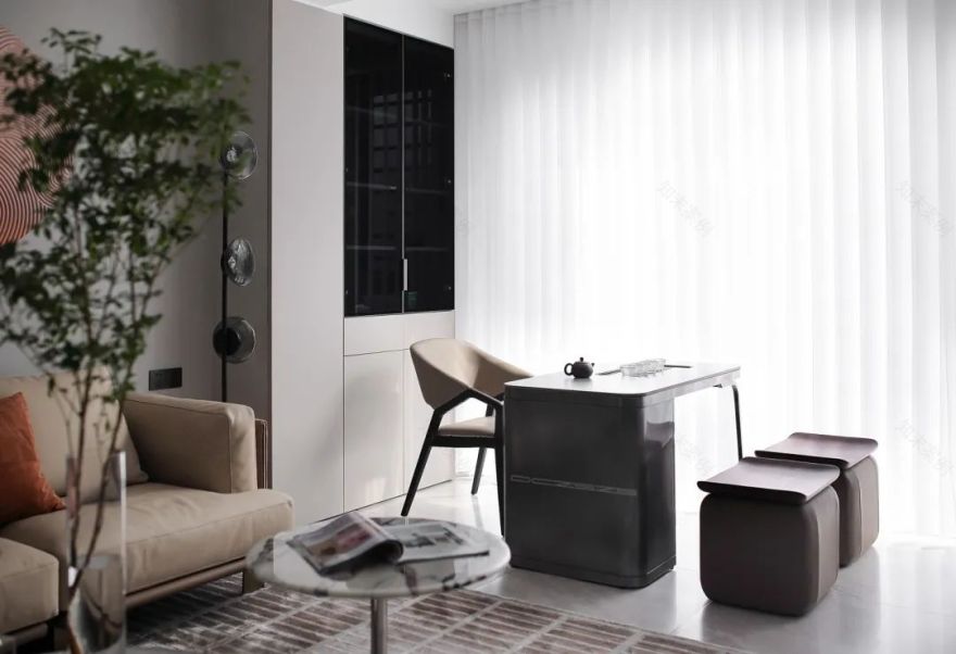 现代简约大宅设计丨木美空间-31