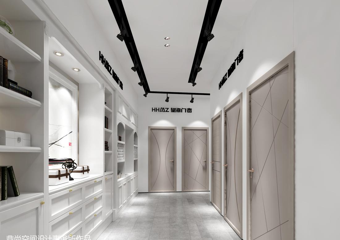 北京某门窗店设计，极简风格演绎商业空间之美-10