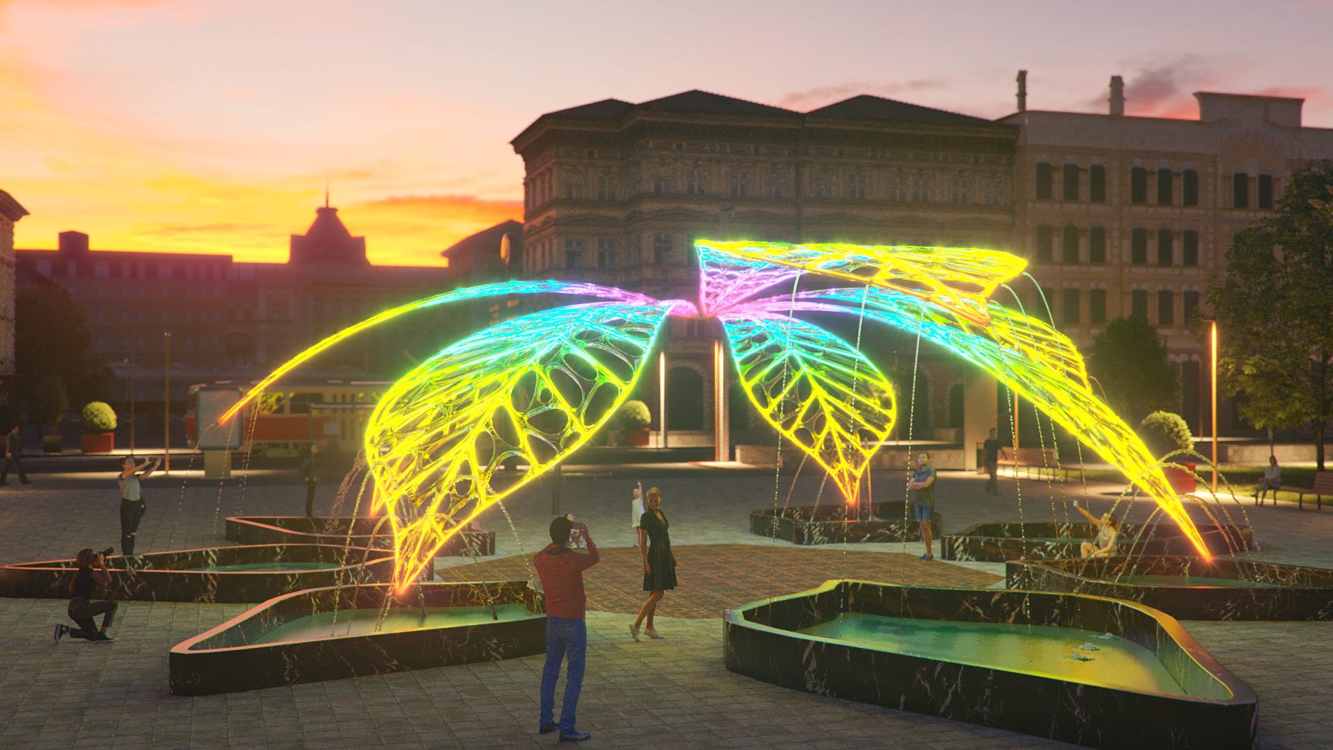 文化广场 板栗喷泉丨UkraineKyiv-15