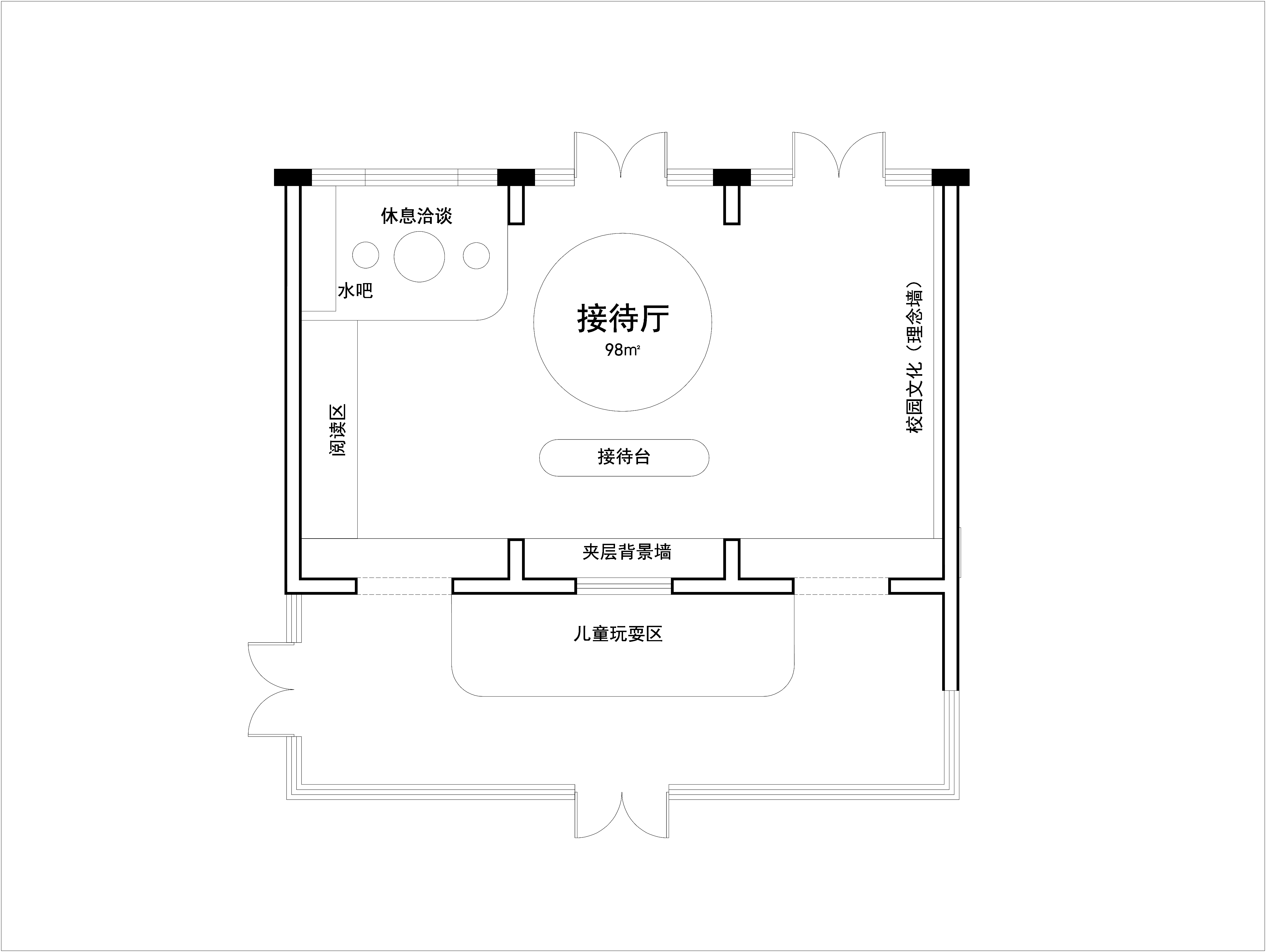 【湖北某幼儿园接待厅】-1