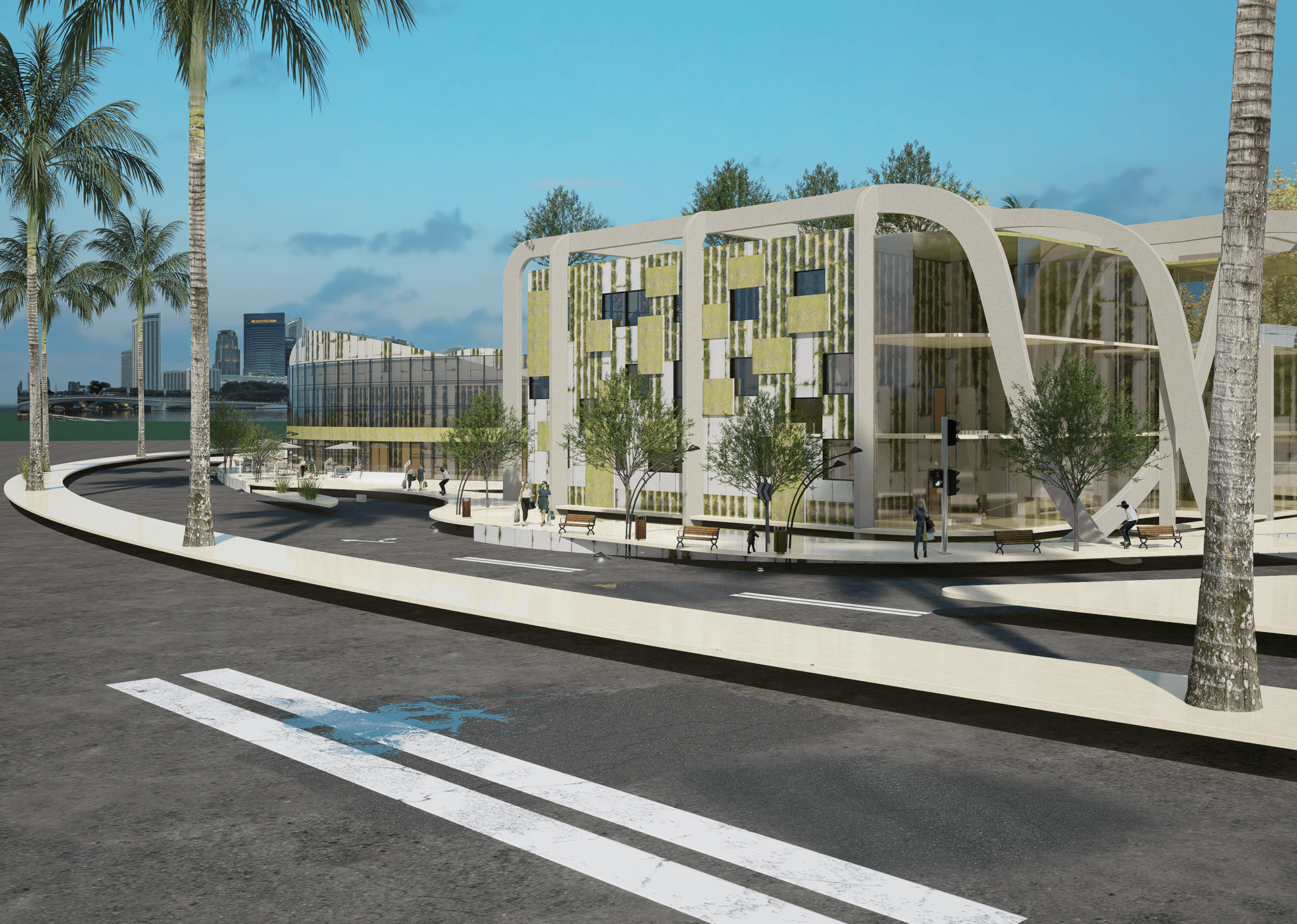 社区中心丨开罗大学工程学院建筑系-21