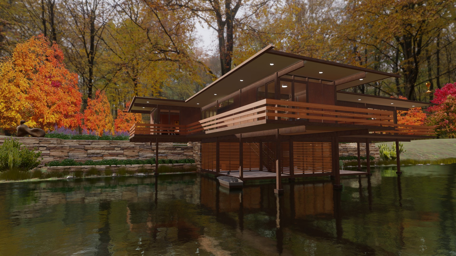 The Lake House | Axis.View Architectural Visualization Studio-46
