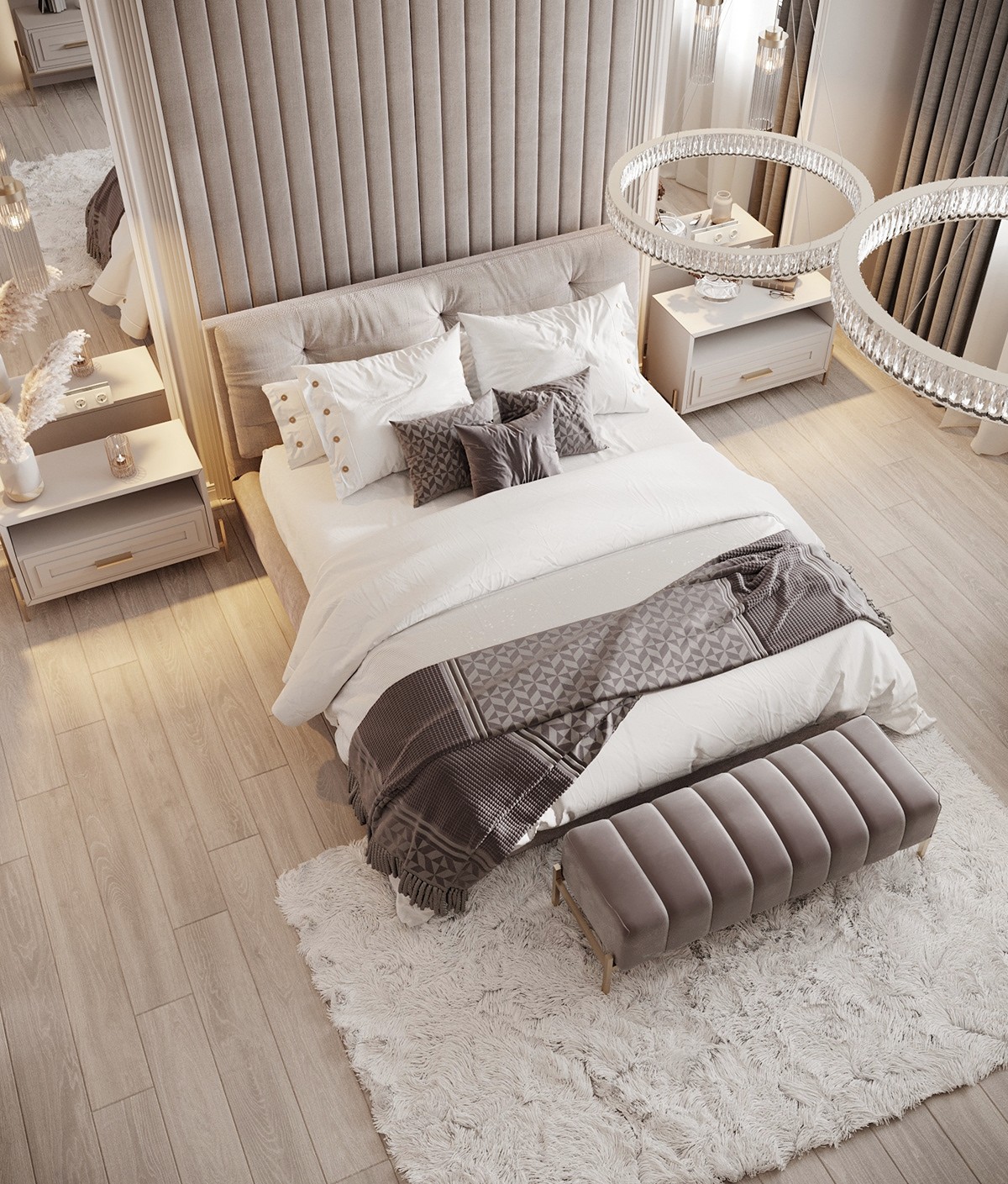 300平方米--浅色系空间设计-5