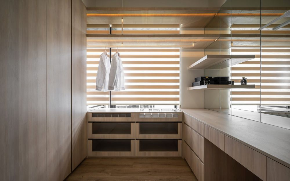 小户型衣帽间设计指南,3㎡空间也能打造炫酷衣帽间-45