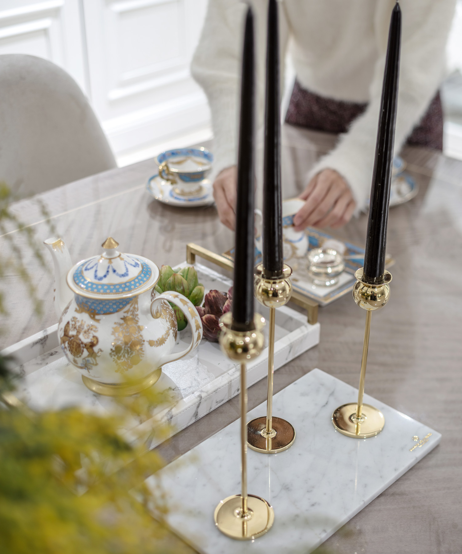 上海黄埔滩名苑 320 平米轻奢空间设计-15