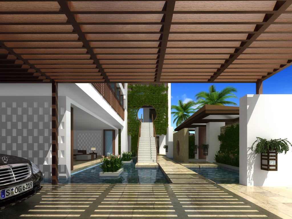 美国塞班岛度假别墅,新亚洲风格融入自然景观-20