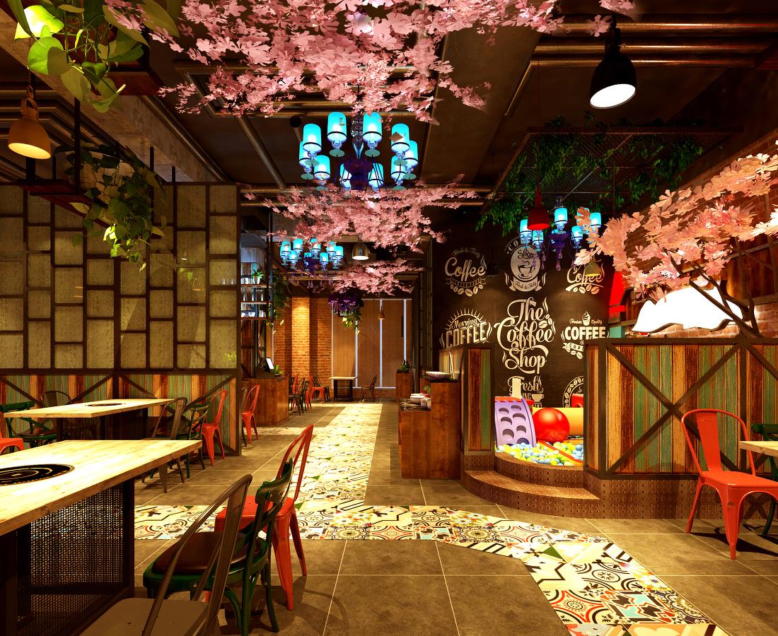 工业风音乐餐厅“时光餐吧”设计，展现独特魅力-8